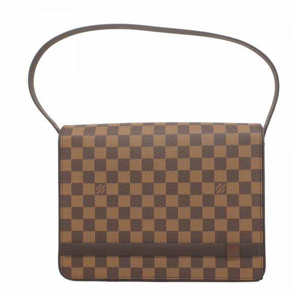 Louis Vuitton Damier Tribeca Carre Shoulder Bag N51161 Ebene  Women's - Picture 1 of 10
